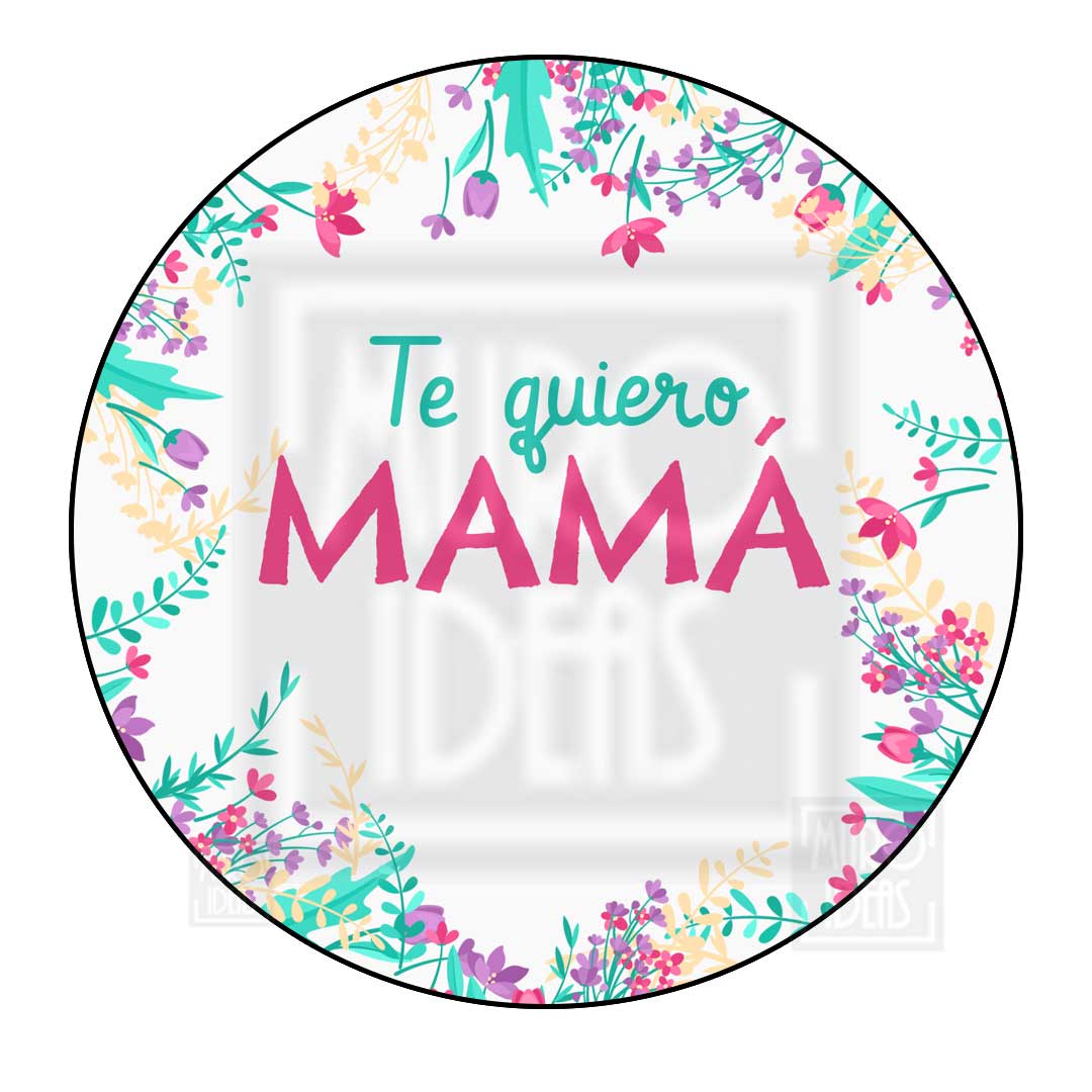 Posavasos con diseño Dia de la Madre 0003