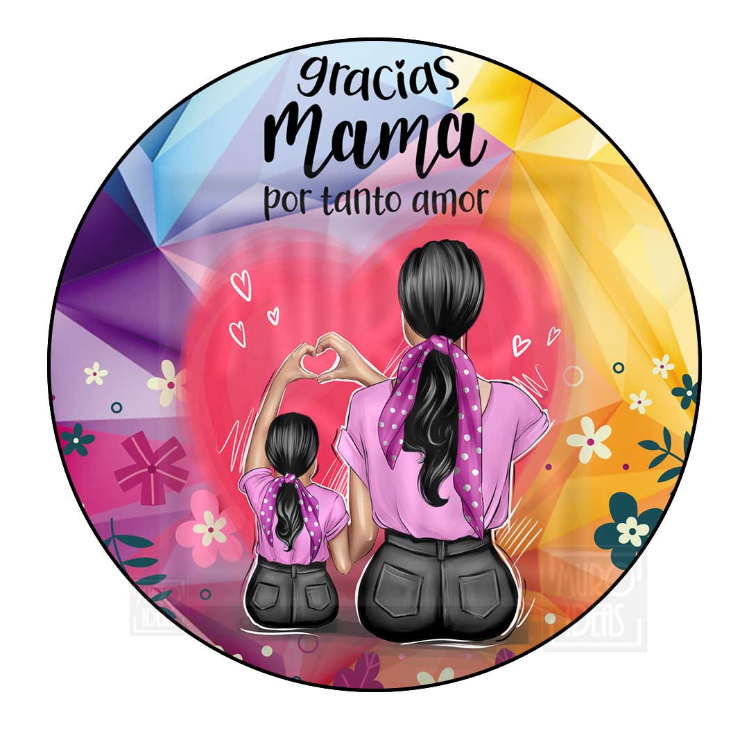 Posavasos con diseño Dia de la Madre 0005