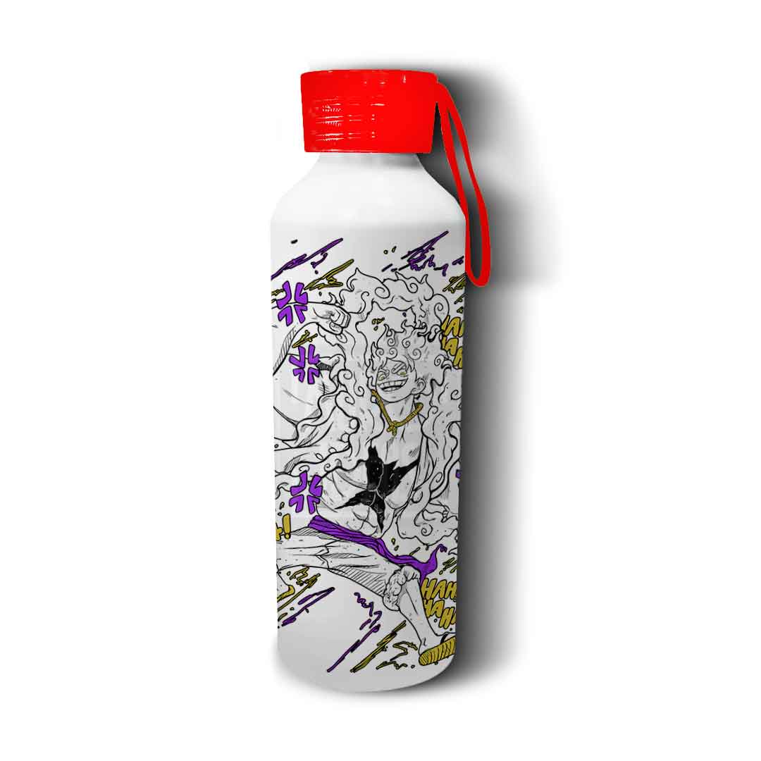 Botella Deportiva 750cc de Luffy Gear 5 Musculoso - One Piece