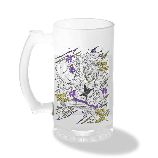 Vaso Shopero Luffy Gear 5 Musculoso de One Piece