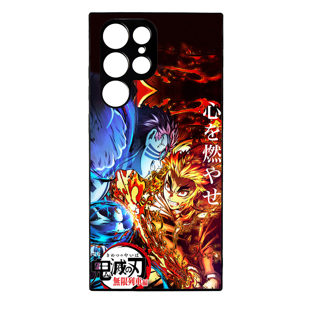 carcasa de Rengoku vs Akaza