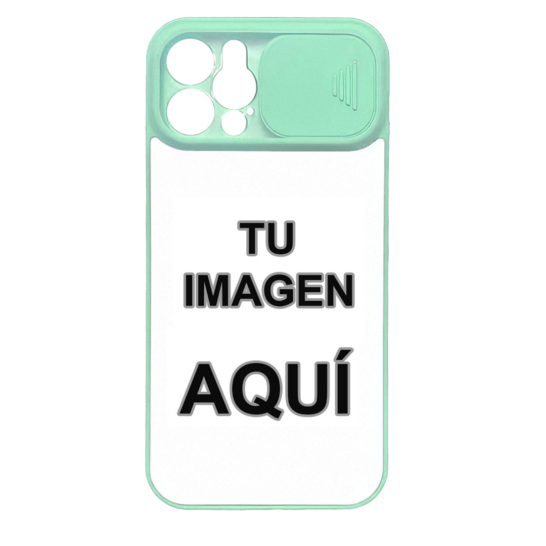 Carcasa Personalizada Para IPhone 12 / 12 Pro con protector deslizante