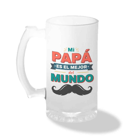 Shopero de Vidrio Empavonado - "Mi papá es el mejor del mundo"