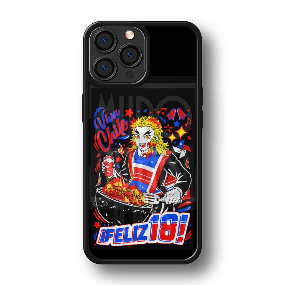 Carcasa Con Diseño Rengoku Fiestas Patrias