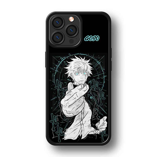 Carcasa Gojo Satoru Jujutsu Kaisen Mirada Intensa
