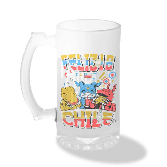 Vaso Shopero Digimon Fiestas Patrias