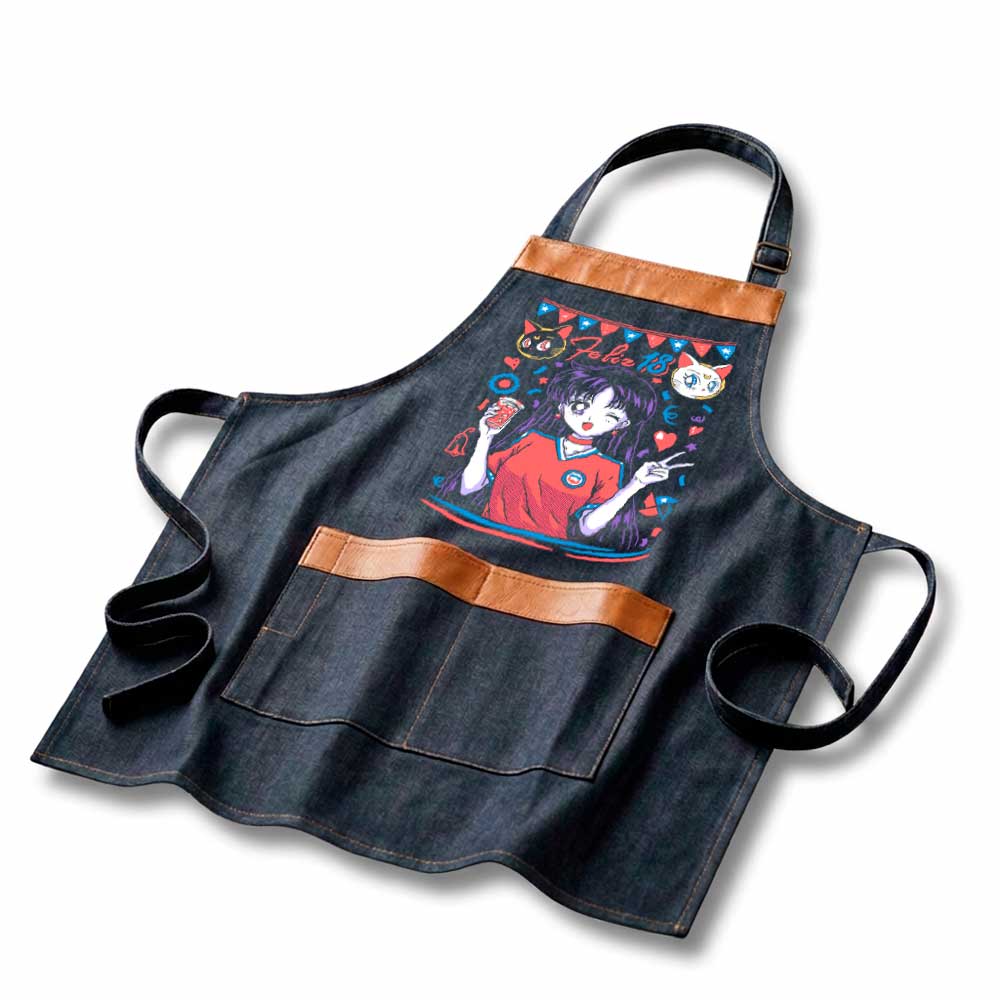 Delantal Parrillero Sailor Mars Fiestas Patrias | Sailor Moon