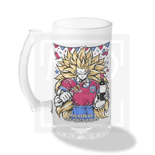 Vaso Shopero Goku fiestas Patrias