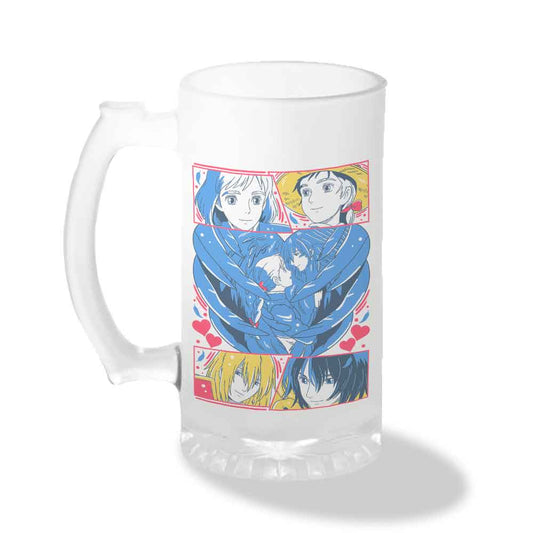 Vaso Shopero Individual Diseño Pareja: Howl y Sophie