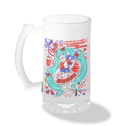 Vaso Shopero Miku Fiestas Patrias