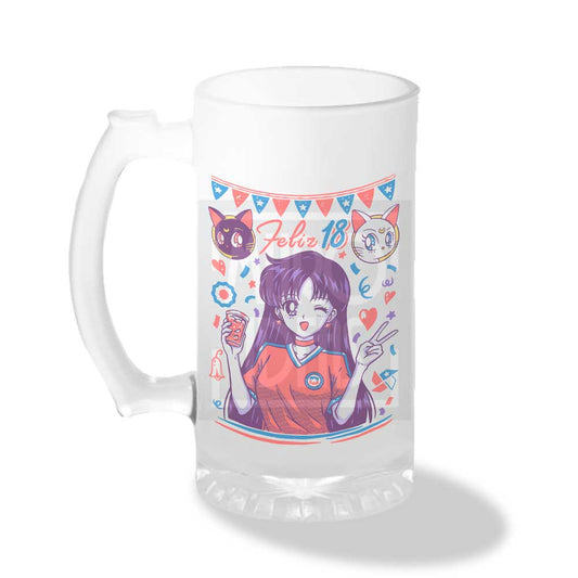 Vaso Shopero Sailor Mars Fiestas Patrias