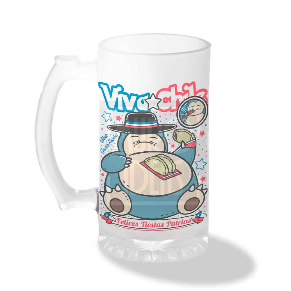 Vaso Shopero Snorlax Fiestas Patrias