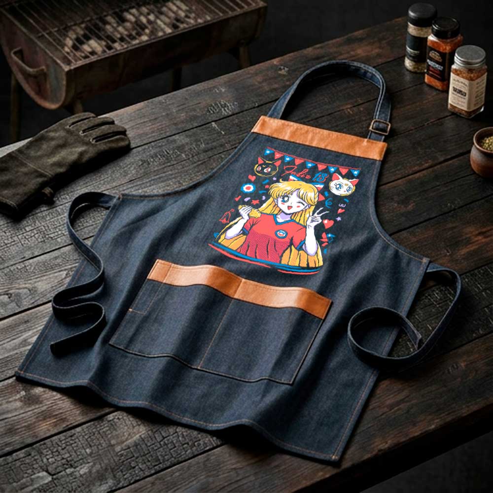Delantal Parrillero Sailor Venus Fiestas Patrias | Sailor Moon