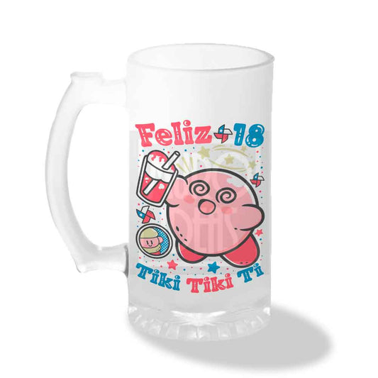 Vaso Shopero Kirby Fiestas Patrias