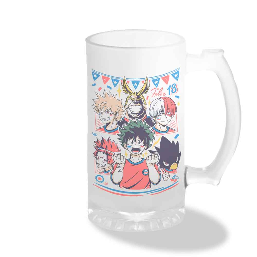 Vaso Shopero My Hero Academia Fiestas Patrias | 470 ml | Diseño Exclusivo