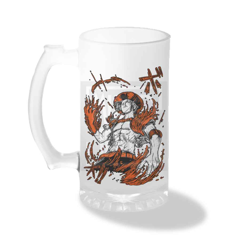 Vaso Shopero de Ace de One Piece