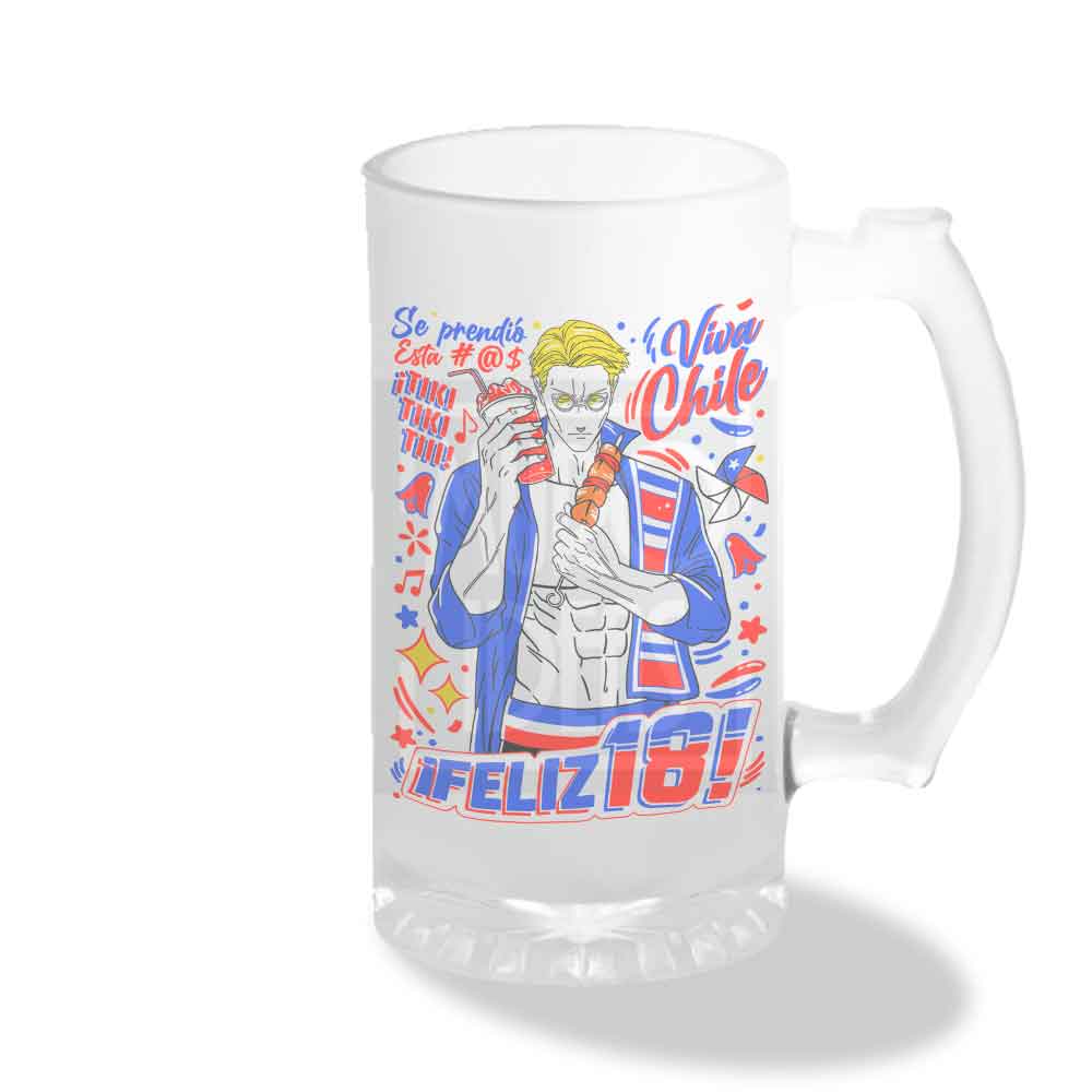 Vaso Shopero Nanami Kento Fiestas Patrias | Jujutsu Kaisen | 470 ml