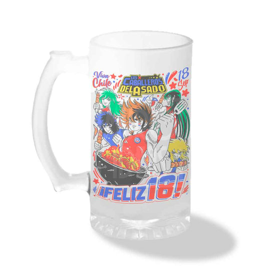 Vaso Shopero Saint Seiya Fiestas Patrias