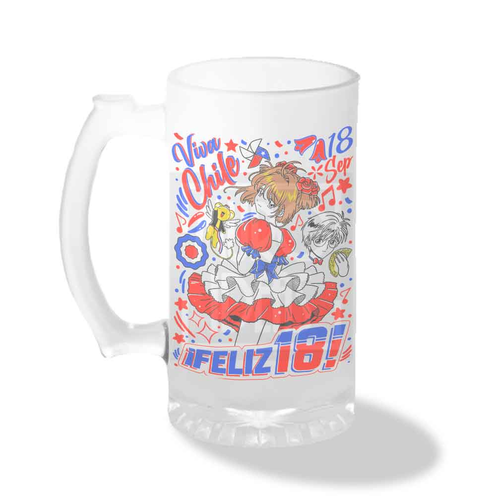 Vaso Shopero Sakura Card Captor Fiestas Patrias