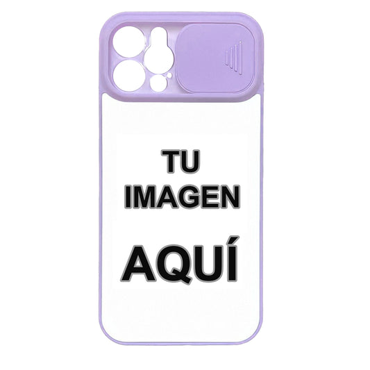 Carcasa Personalizada Para IPhone 12 / 12 Pro con protector deslizante