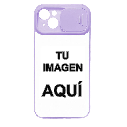 Carcasa Personalizada Para IPhone 13 con protector deslizante